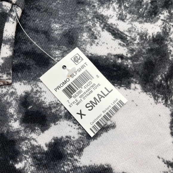 Jenni Super Soft Sleep Shirt White Dynamite Tie Dye XS New - Picture 3 of 7